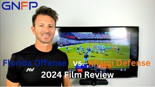 GNFP Film Review 2024 Florida Gators Offense vs Miami Hurricanes Defense [upl. by Enimaj]