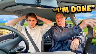 My Dad QUITS Teaching Me to Drive [upl. by Darcia]