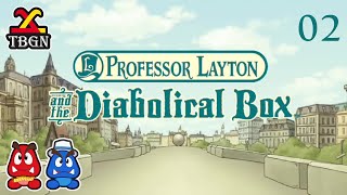 Professor Layton and the Diabolical Box Lets Play Part 02  TBGN  Aboard The Molentary Express [upl. by Atiseret]