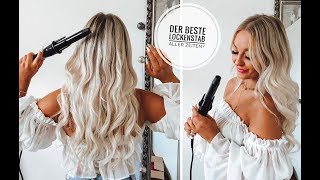 Wie macht man perfekte Locken  KU Cosmetics Lockenstab Review [upl. by Gonzales]