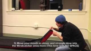 Windcatcher Air Pad  Instructional Video [upl. by Darahs]