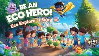 Be an Eco Hero 🌎 Eco Explorers Song for Kids 🌱 [upl. by Aneele]