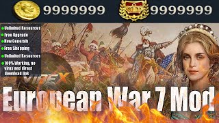 European War 7 Mod Apk Unlimited Resources New Mod [upl. by Adaran384]