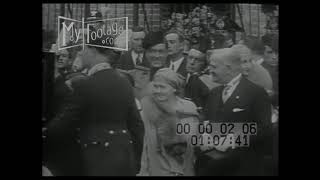 1930 Edda Mussolinis Wedding to Galeazzo Ciano [upl. by Enairb]