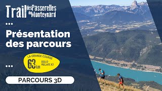 Trail des Passerelles du Monteynard 2024  Parcours La Grande Course [upl. by Amitak]