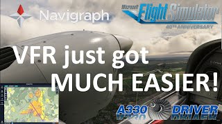 Navigraph Charts UPDATED  VFR Navigation just got MUCH EASIER  Real Airline Pilot [upl. by Joshuah]