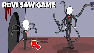 ROVI se DISFRAZA de SLENDERMAN   Rovi Saw Game  Solución Completa 2 [upl. by Robena]