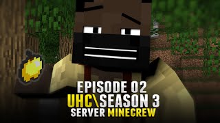 Minecraft  MineCrew UHC 2  دايموند وقولد كثير [upl. by Aivekahs]