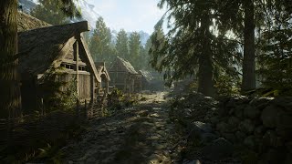 4k Reupload Skyrim in Unreal Engine 5 Riverwood [upl. by Marvella613]