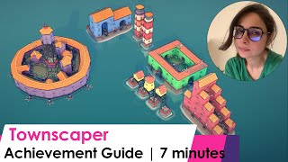 Townscaper Achievements  Tips and Tricks  tipsandtricks gameplay [upl. by Eyar]