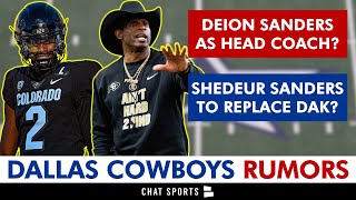 MAJOR Cowboys Rumors Deion Sanders Next Cowboys Head Coach  Draft Shedeur Sanders To Replace Dak [upl. by Sibyl706]