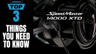 Shimano SpeedMaster XTD Surf Spinning Reel Top 3 Features [upl. by Idissak]