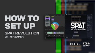 HOW TO SET UP SPAT REVOLUTION WITH REAPER [upl. by Anilem]