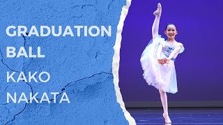 Youth America Grand Prix 2023 Finals PreCompetitive Top 12 Winner  Kako Nakata  Graduation Ball [upl. by Dasie]