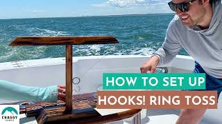 How To Set Up HOOKS® Ring Toss Game from Craggy Games [upl. by Eatnahc]