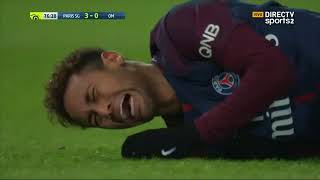 Lesión de tobillo de Neymar PSG [upl. by Salmon279]