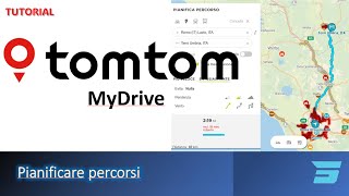 TomTom MyDrive  Configurare itinerari  Tutorial [upl. by Demetria]