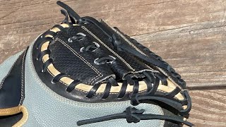 Wilson A2000 Catcher’s Mitt Web Relace  Part 1 of 2 [upl. by Bradleigh]