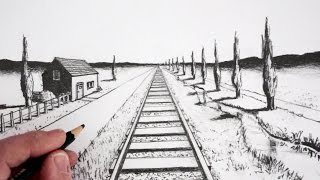 How To Draw Using 1Point Perspective [upl. by Nov]