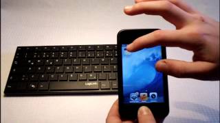 Test Logilink Bluetooth Wireless Slim Tastatur [upl. by Ahsikal]