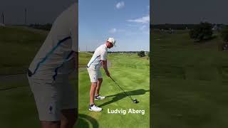 Ludvig Aberg Driver Golf Swing Ryder Cup 2023 [upl. by Eneleoj]