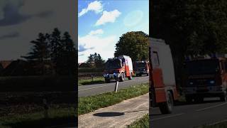 KFB Grafschaft Bentheim auf Alarmfahrt im Landkreis Osnabrück einsatz automobile feuerwehr feuer [upl. by Tuhn623]