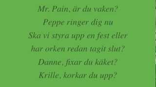 Stiftelsen  När herr ångström hade fest lyrics [upl. by Nauqed]