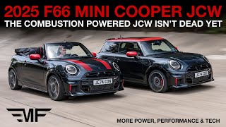 World Premier 2025 F66 MINI Cooper JCW  More Performance New Tech amp Petrol Powered [upl. by Yert]