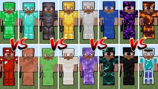 ALL MINECRAFT ARMOR TOURNAMENT  Minecraft Mob Battle [upl. by Boru37]