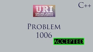 Uri Online Judge 1006  Average 2 C Solutions [upl. by Ingalls]