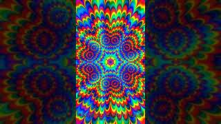 Kaleidoscope Visuals Colorful Psychedelic Trippy Visual Background Video Visual Relaxation Visual [upl. by Aidualc800]