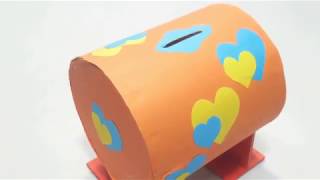 Simple Piggy Bank  DIY Coin Bank Idea amp How to Make It [upl. by Jurkoic189]