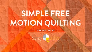 Simple Free Motion Quilting [upl. by Cai]