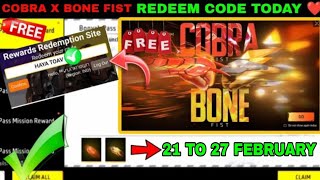 FREE FIRE REDEEM CODE TODAY 29 FEBRUARY REDEEM CODE FREE FIRE  FF REDEEM CODE TODAY 29 FEBRUARY [upl. by Gavriella]