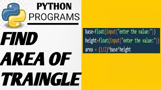 quotHow to Find the Area of a Triangle Using Python BeginnerFriendly Guidequot Easiest Method Ever [upl. by Arodnahs696]