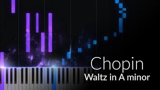 Waltz in A minor  Frédéric Chopin Piano Tutorial [upl. by Toiboid]