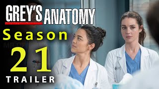 Greys Anatomy Season 21 Trailer  Everything You Need To Know  Release Date 2024 [upl. by Legnaros]