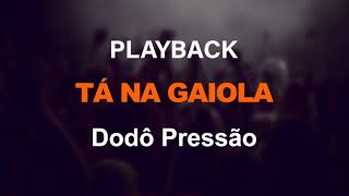 PLAYBACK Tá na Gaiola  Dodô Pressão [upl. by Kallick12]