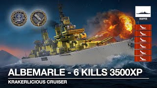 Albemarle  6 Kills 3500XP World of Warships Legends Xbox Series X 4K [upl. by Conard494]