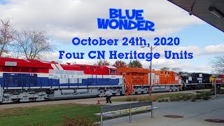 Four Canadian National Heritage Units October 24th 2020 [upl. by Dadelos153]