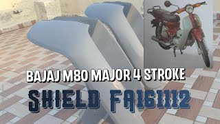 Bajaj M80 Major 4 STROKE 🛵 SHIELDAPPRON unboxing bajajm80 m80 hamarabajaj [upl. by Meier]