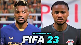 FIFA 23  ALL 5 STAR SKILLERS WITH REAL FACES [upl. by Jeromy]