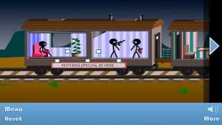 Stickman Stick Death Train Level 3 Walkthrough [upl. by Libnah]