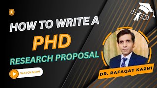 How to Write a Winning PhD Research Proposal  StepbyStep Guide amp Tips [upl. by Iaht]