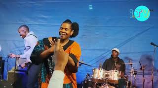 Dorcas Moyo ft Progress Chipfumo Zvivharo live performance🎵 [upl. by Haerle]