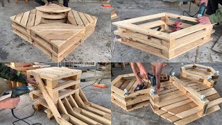 DIY Wood Pallets Ideas  Top Lavish Ideas To Make Functional Pallet Furniture For Your Garden [upl. by Cirda]