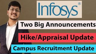 Infosys HikeAppraisal Update  Finally Salary Increment At Infosys  Infosys Recruitment Update [upl. by Analram]