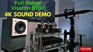 VISATON B100  4quot DIY Full Range Speaker Sound Demo [upl. by Cheshire583]