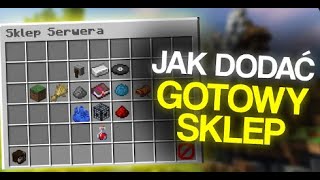 Jak zrobić ekonomie na serwer w minecraft Sklep Plugin EconomyShopGUI [upl. by Latia]