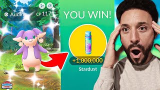 How I Earned 1000000 Stardust in One Day in Pokémon GO [upl. by Nassah]